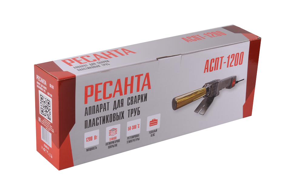 Аппарат для сварки пластиковых труб Ресанта АСПТ-1200