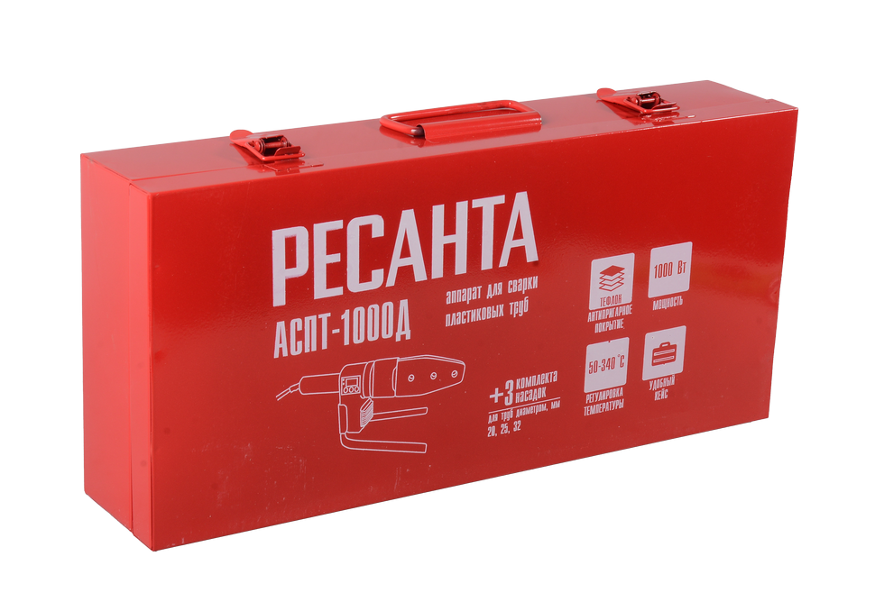 Аппарат для сварки пластиковых труб Ресанта АСПТ-1000Д