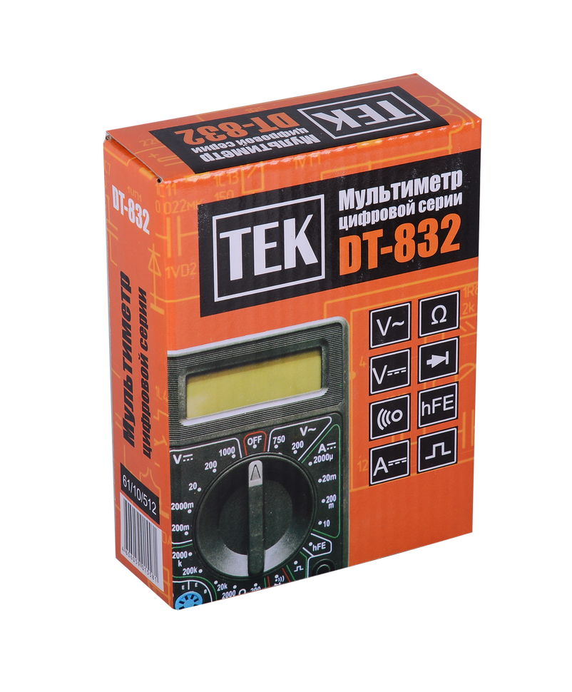 Мультиметр DT832