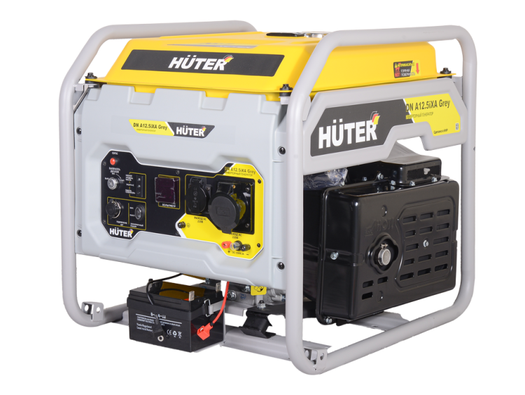 Инверторный генератор Huter DN A12,5iXA Grey