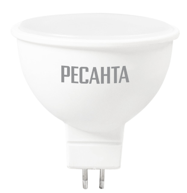 Лампа светодиодная РЕСАНТА LL-R-MR16-7W-230-3K-GU5.3