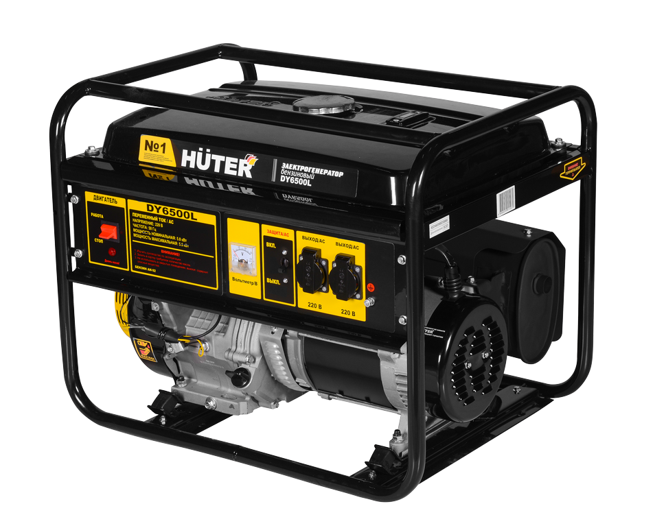 Портативный бензогенератор Huter DY6500L