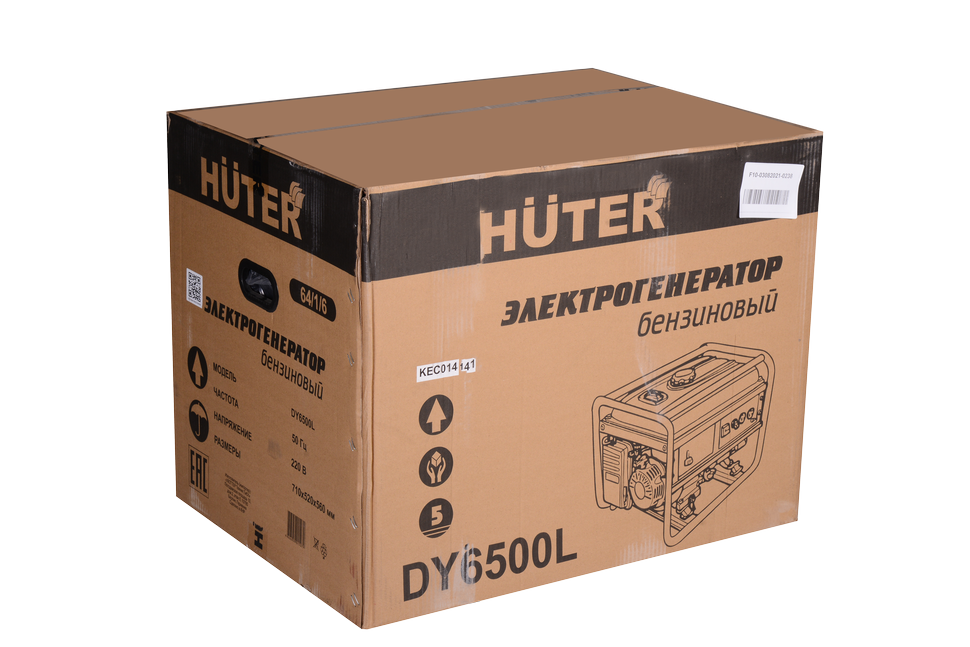 Портативный бензогенератор Huter DY6500L