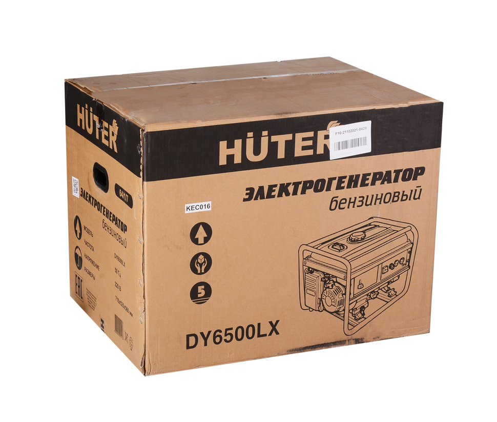 Портативный бензогенератор Huter DY6500LX