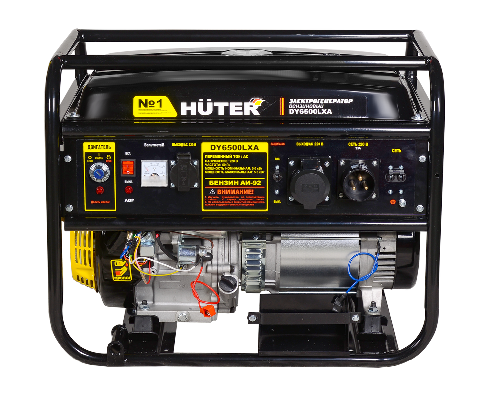 Портативный бензогенератор Huter DY6500LXA