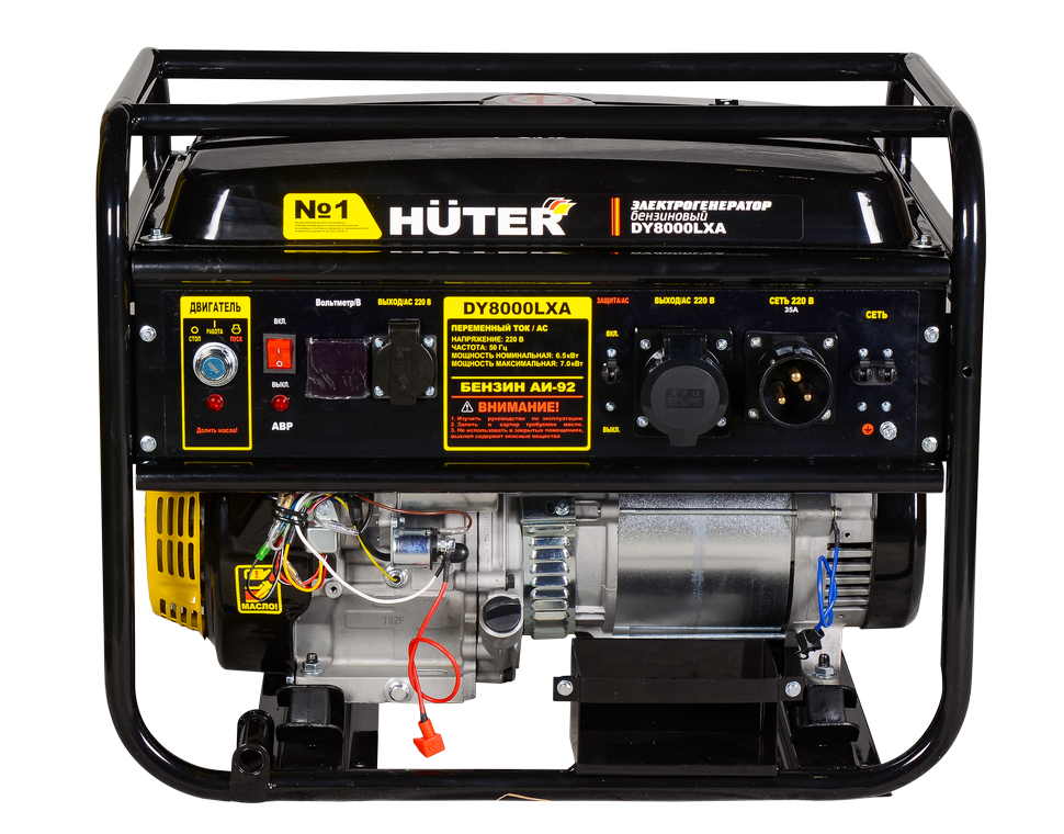 Портативный бензогенератор Huter DY8000LXA