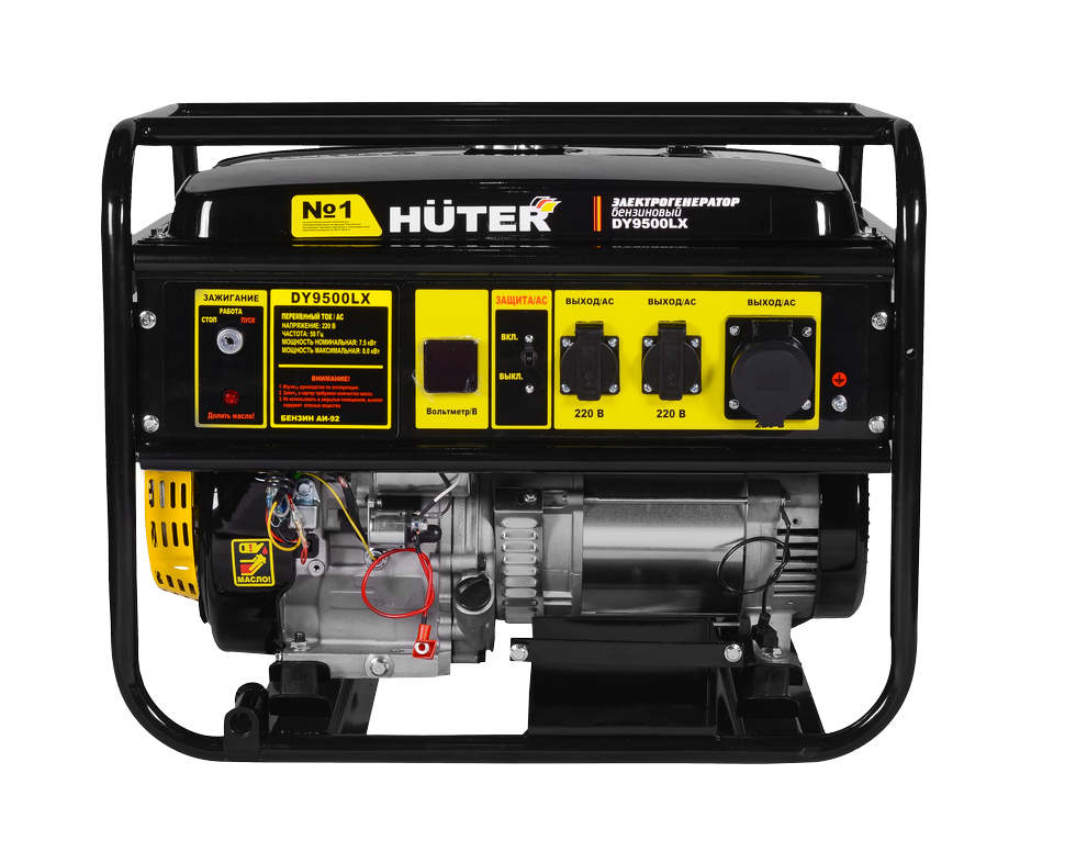 Портативный бензогенератор Huter DY9500LX